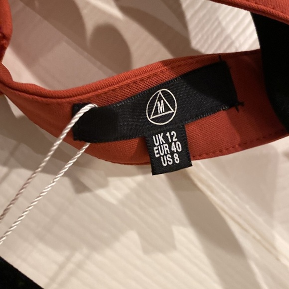 *New* One-Shoulder Dress in Rust from Misguided, size 8 - Picture 8 of 14